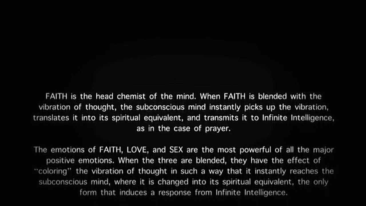 Think and Grow Rich Chapter 3 - Full - Napoleon Hill - Faith