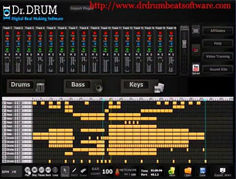 Dr Drum Beat Software - SICK beat making software for your PC or Mac!