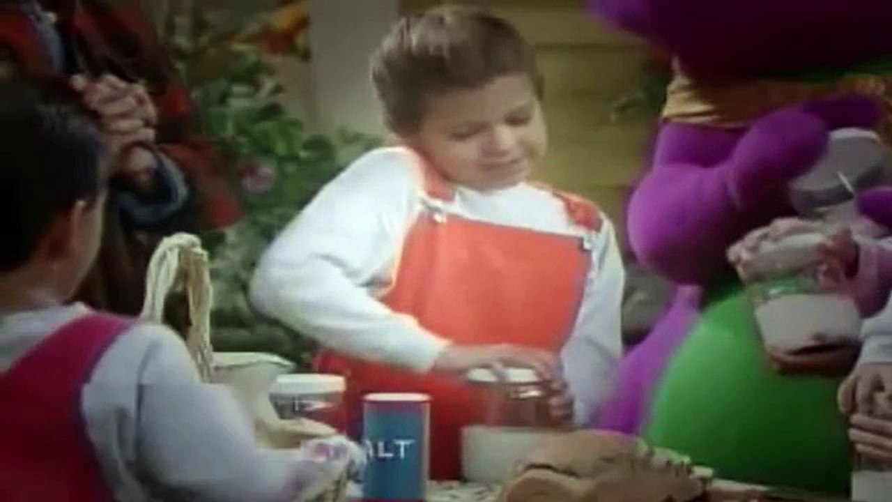 barney fun on the farm with friends happy mad silly sad in and out