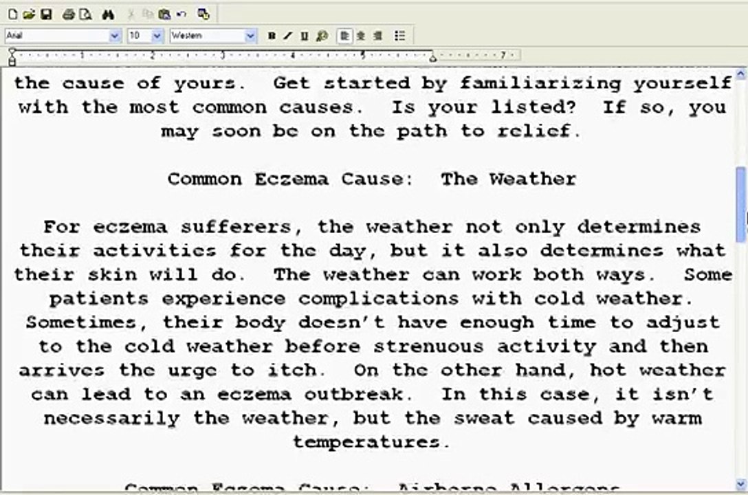 Beat Eczema By Avoiding the Main Causes