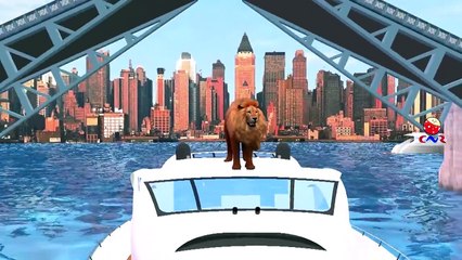 Lion Cartoon Singing London Bridge Is Falling Down Nursery Rhymes For Children And Kids