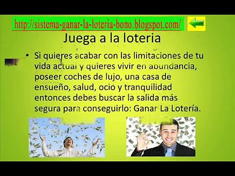 sistema ganar la loteria-como ganar mucho dinero