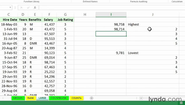 01 - Excel 2013 Advanced Formulas and Functions - Introduction