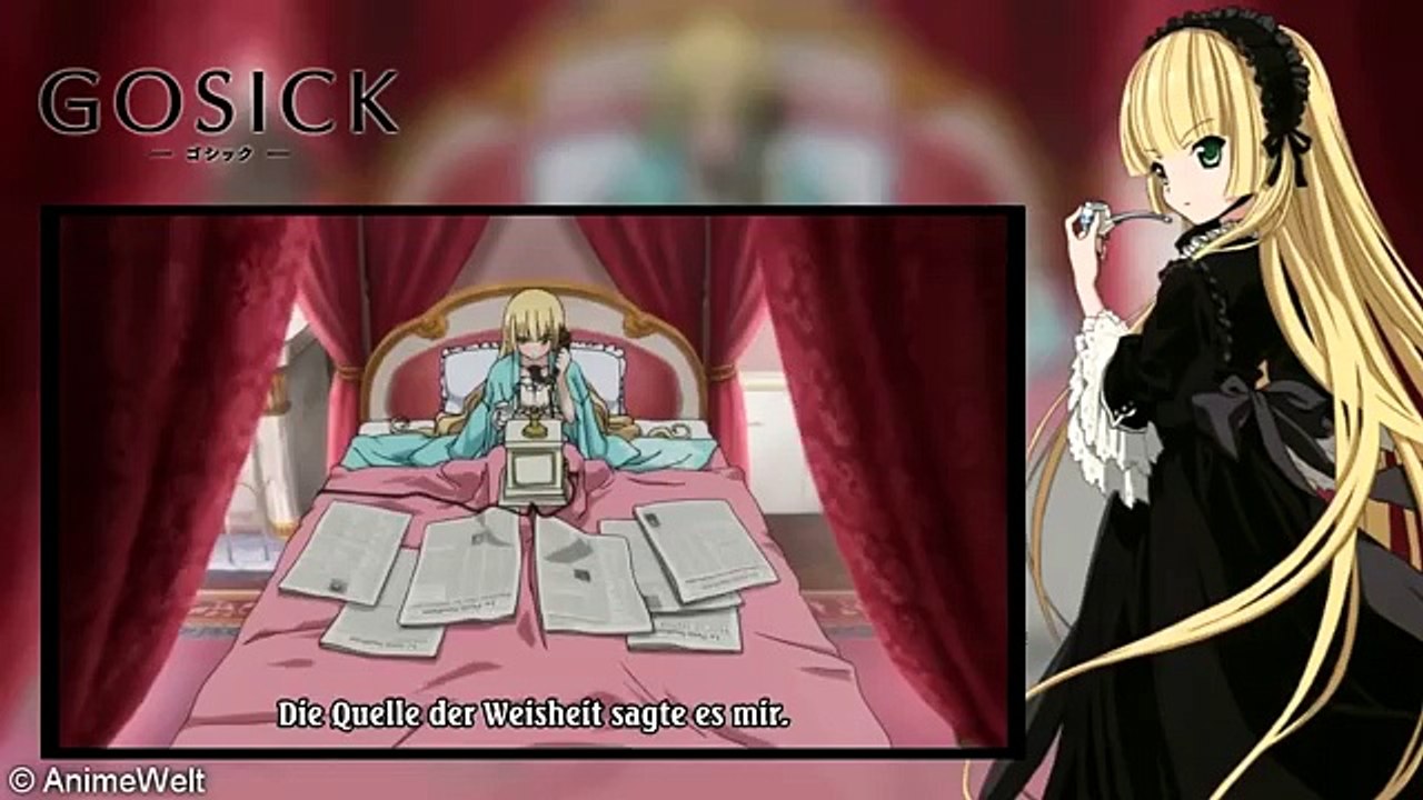 Gosick HD Folge 10 \'Mädchen mit Erkältungen träumen von ihren sturen Freunden\' German/Deutsch Sub