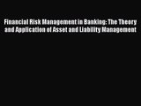 Financial Risk Management in Banking: The Theory and Application of Asset and Liability Management