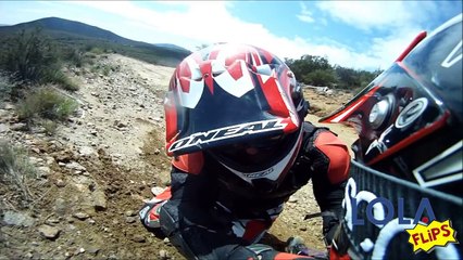 crash caught on Helmet Cam..