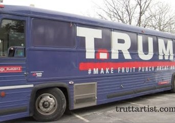 Trump Protesters Buy GOP Frontrunner's Old Bus on Craigslist