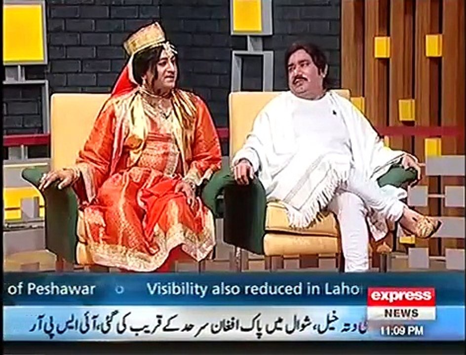 Khabardar with Aftab Iqbal 24 January 2016 - Umrao Jaan and Nawab Sultan Dummies - Jazzi Collection