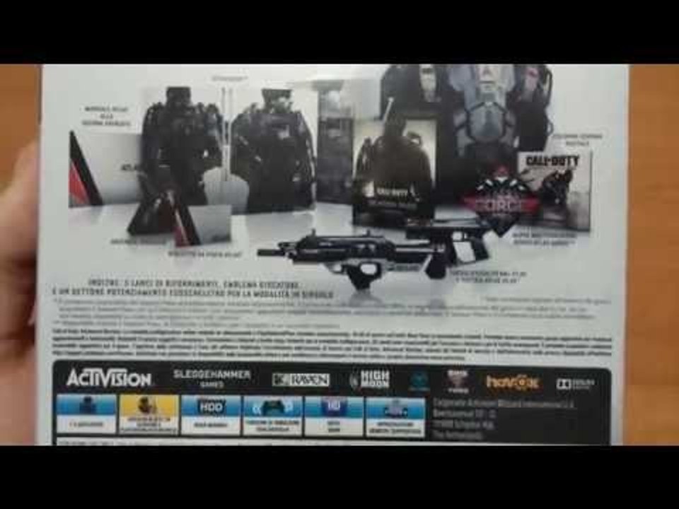 Unboxing Call of Duty Advanced Warfare Edizione Pro Atlas Ps4 [ITA]