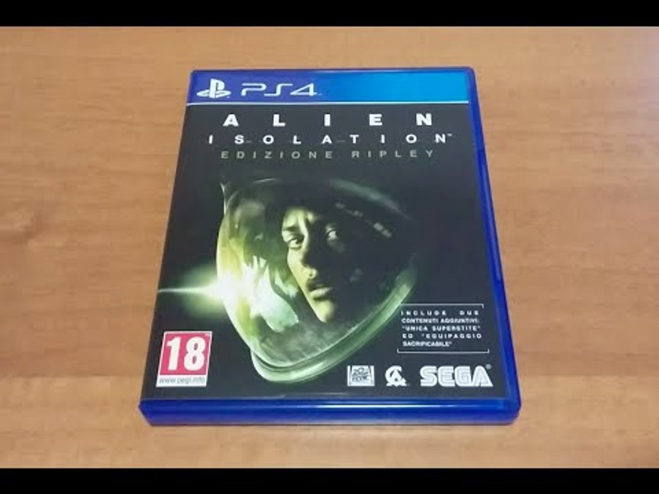 Unboxing Alien Isolation Edizione Ripley Ps4 [ITA]