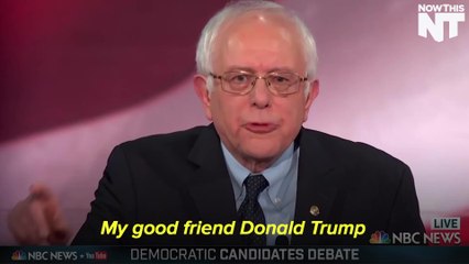 Donald Trump Wants Credit For Bernie Sanders' Popularity
