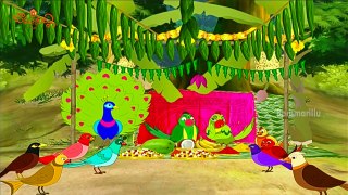 Telugu | Nursery | Rhymes for Children | Cartoon For Kids | Chilakamma Pelli | HD