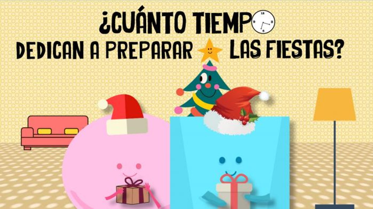 ¿Cuánto tiempo dedican hombres y mujeres a preparar las fiestas? - Sexo Opuesto