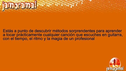 Descargar el Curso de Guitarra Jamorama Completo TOTALMENTE GRATIS