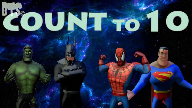 Hulk Learning to Count to 10: Learn Numbers for Toddlers & Children