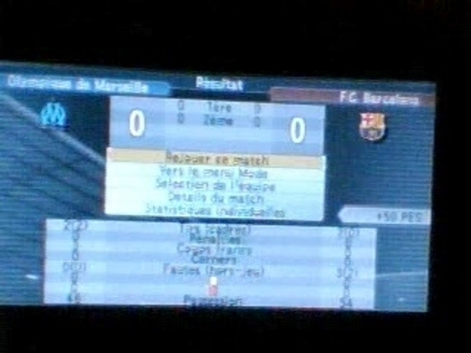 OM 0-0 Barça et Stat. Individuelles