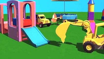 Çizgi Film - Akıllı Excavator Dodo figürleri öğreniyor (Küp)  Bölüm 3