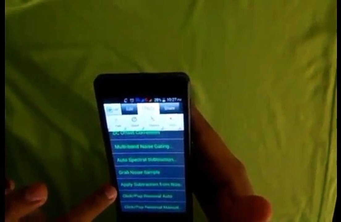 Aplicación para editar audio en Android-Wavepad + Link