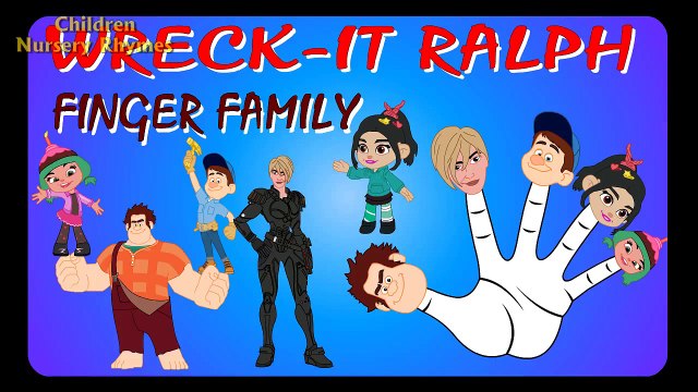 Finger Family | Finger Family Rhymes Wreck It Ralph Cartoon Animation Nursery Rhymes for C
