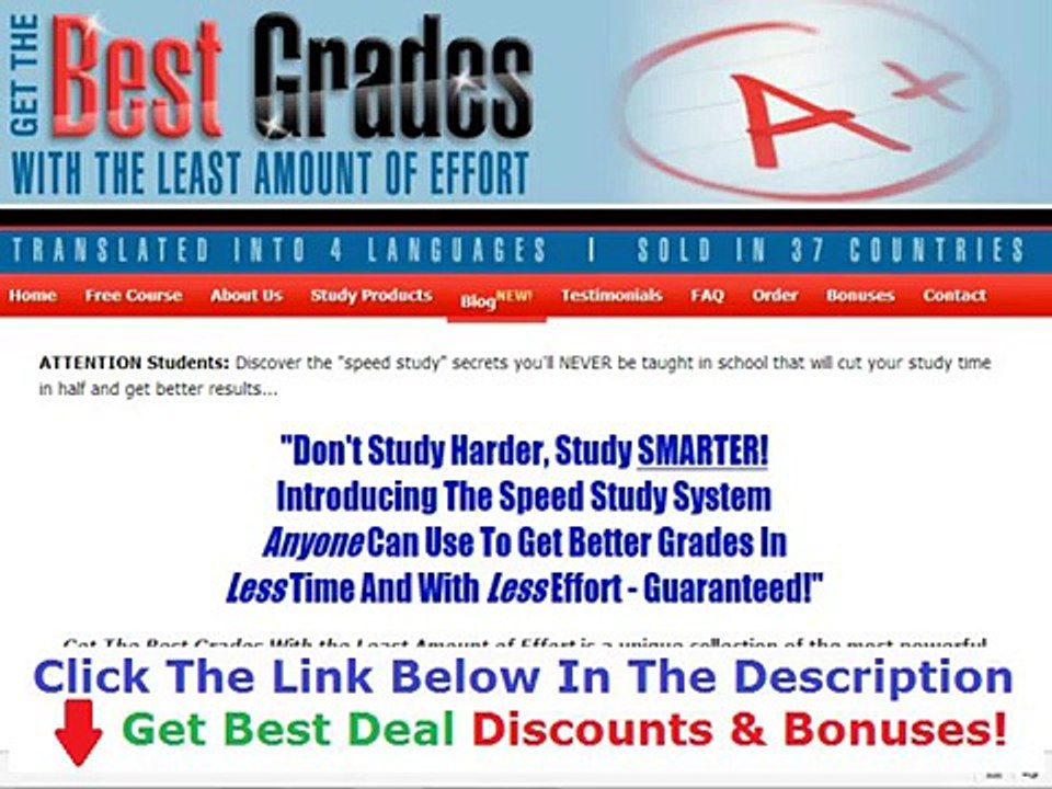 Get Better Grades Now Free Reviews +++ 50% OFF +++ Discount Link