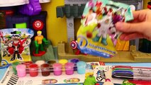 Finger Toy Art with Imaginext Superheros & Characters   Face Paint DIY Kids Art Project