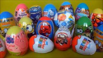 18 Surprise egg Thomas and friends, Cars2, Peppa Pig, Hello Kitty, Kinder