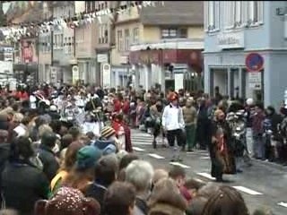 Dans les rues de Lahr en Allemagne