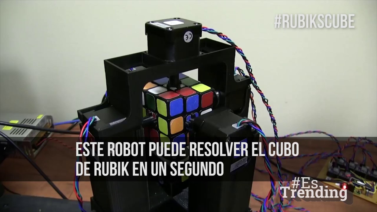 Robot vs humano: en la batalla del cubo de Rubik