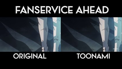 Kill La Kill Episode 19 - Censorship Comparison