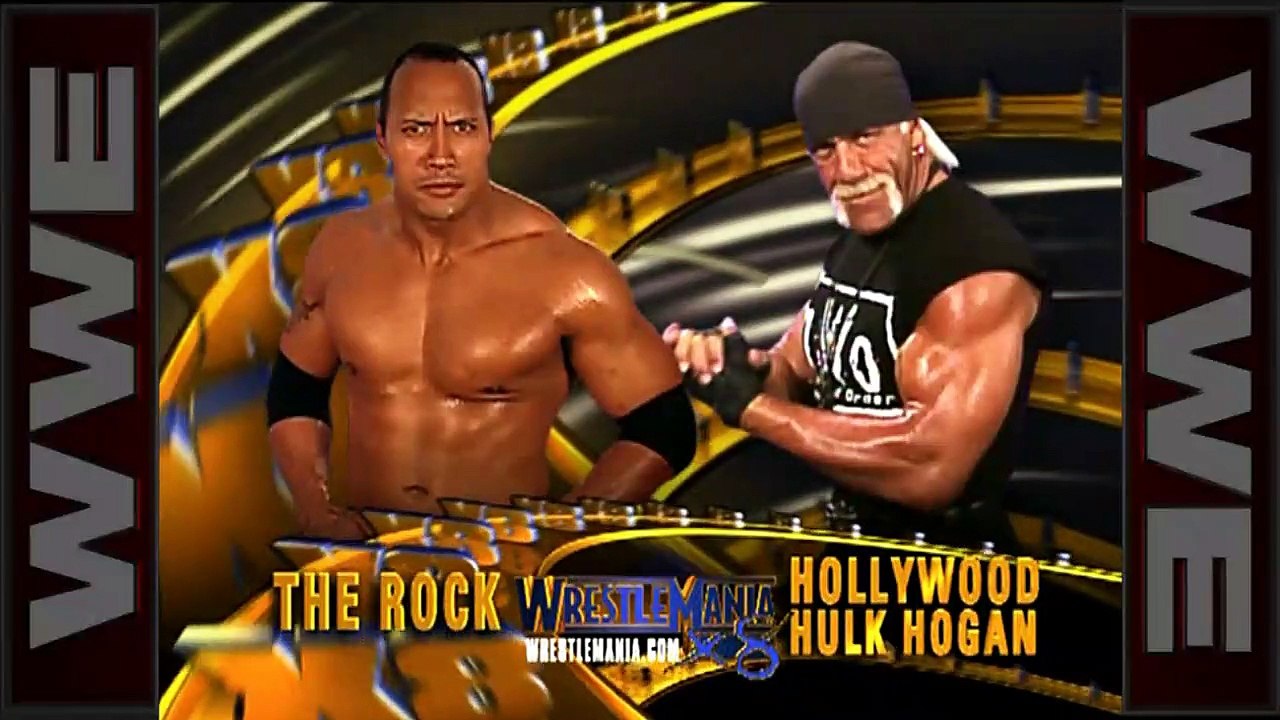 Wrestlemania X8 The Rock vs Hollywood Hulk Hogan Promo