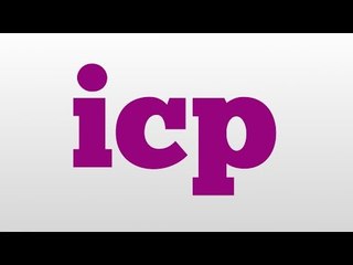 icp meaning and pronunciation