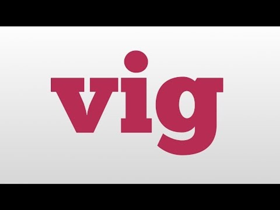 vig meaning and pronunciation video Dailymotion