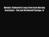 PDF Download Mosby's Textbook for Long-Term Care Nursing Assistants - Text and Workbook Package