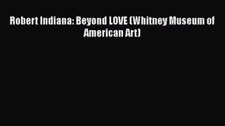 Robert Indiana: Beyond LOVE (Whitney Museum of American Art)  Free Books