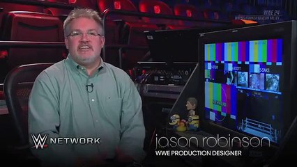 See how the set comes together for Wrestle Mania, and what made it special for a daylight event