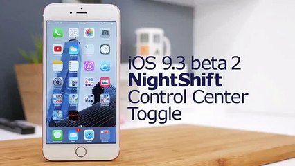 New Night Shift Control Center Toggle in iOS 9.3 Beta 2 (World Music 720p)