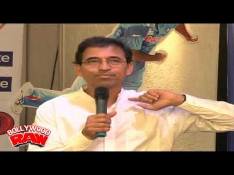 SUNIL SHETTY & Harsha Bhogle UNVEIL ICC CHAMPIONS TROPHY 2013 CUP