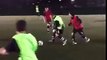 When you get nutmegged badly and you know it.[FootballMinute] (Latest Sport)