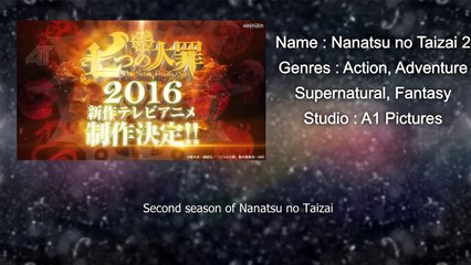 Top Upcoming Anime Of Winter 2016