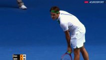 Roger Federer vs Tomas Berdych AMAZING POINT 2016
