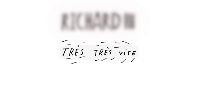 TRÈS TRÈS VITE - Épisode 2 - RICHARD III - Odéon-Théâtre de l'Europe