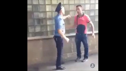 Arrestation en mode russe...