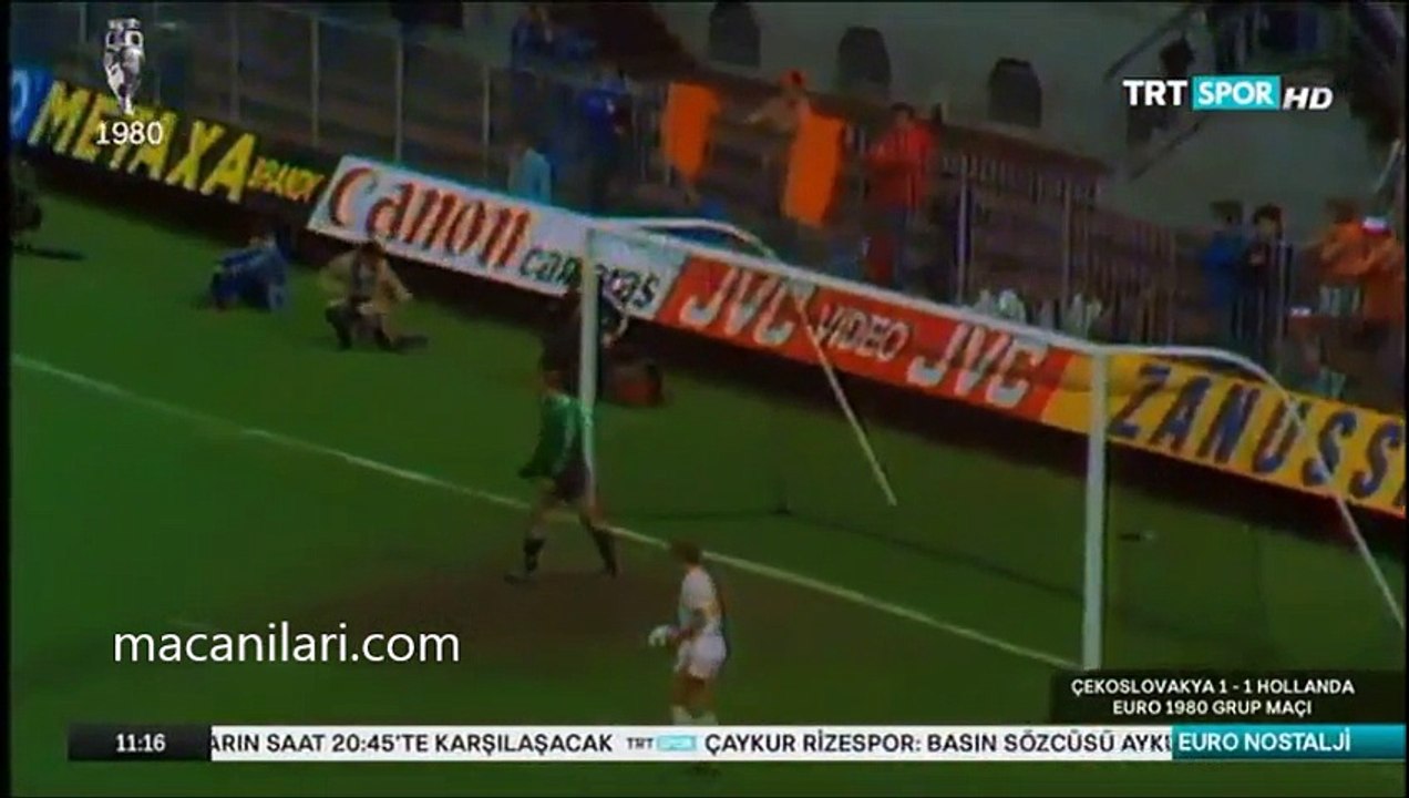 17.06.1980 - UEFA EURO 1980 Group 1 Matchday 3 Holland 1-1 Czechoslovakia / Avrupa Futbol Şampiyonası 1980 Hollanda 1-1 Çekoslovakya