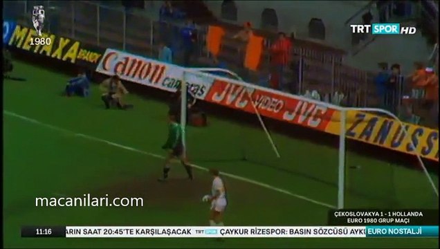 17.06.1980 - UEFA EURO 1980 Group 1 Matchday 3 Holland 1-1 Czechoslovakia / Avrupa Futbol Şampiyonası 1980 Hollanda 1-1 Çekoslovakya