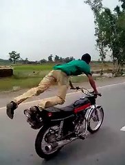 wheeling of bike funny