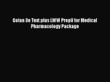 [PDF Download] Golan 3e Text plus LWW PrepU for Medical Pharmacology Package [Download] Full