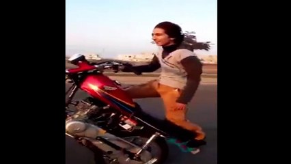 Dangerous bike one wheeling stunts in the world