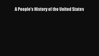 (PDF Download) A People's History of the United States PDF