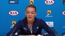 Agnieszka Radwanska press conference (QF) | Australian Open 2016 (720p Full HD)
