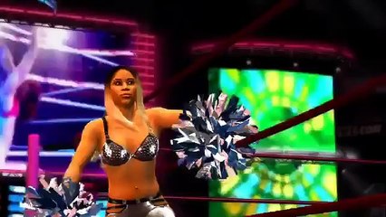 WWE Naomi vs Cameron show